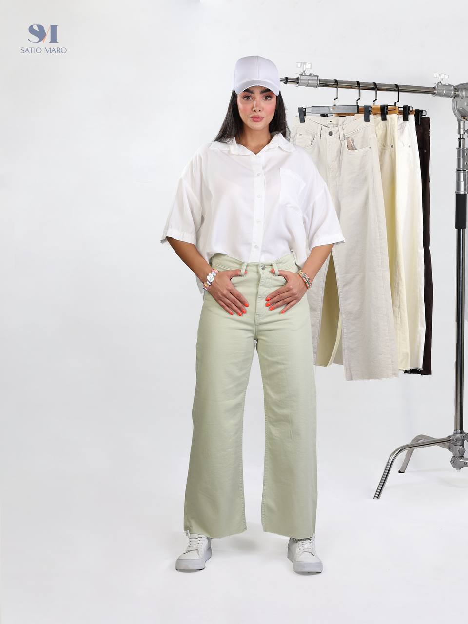شلوار semi bagi crop